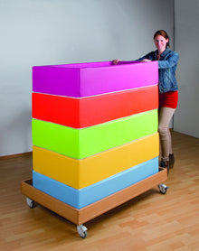 Transportwagen für  Weichschaumbetten max. Länge 114 cm