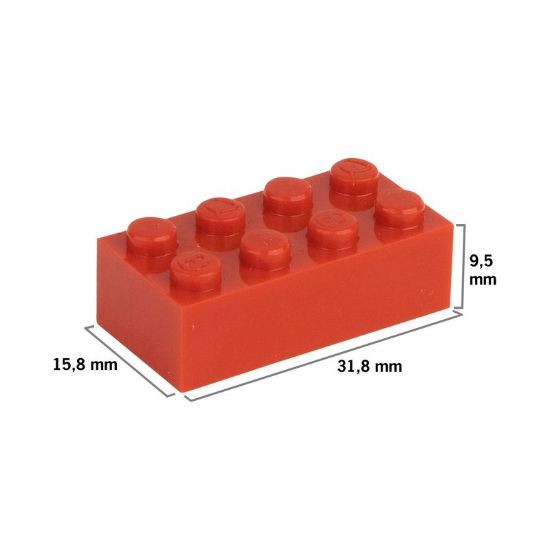 Q-Bricks Kindergarten Bausteine Spezialmischung im Koffer 750 Stk.