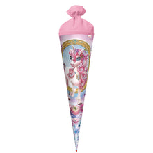 Roth Schultüte Motiv Einhorn Beauty Glitter rund verstärkte Spitze mit Filzverschluss 70 cm