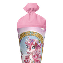 Roth Schultüte Motiv Einhorn Beauty Glitter rund verstärkte Spitze mit Filzverschluss 70 cm