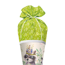 ROTH Schultüte Lieblingsstück Willi Waschbär rund verstärkter Spitze mit Stoffverschluss 70 cm