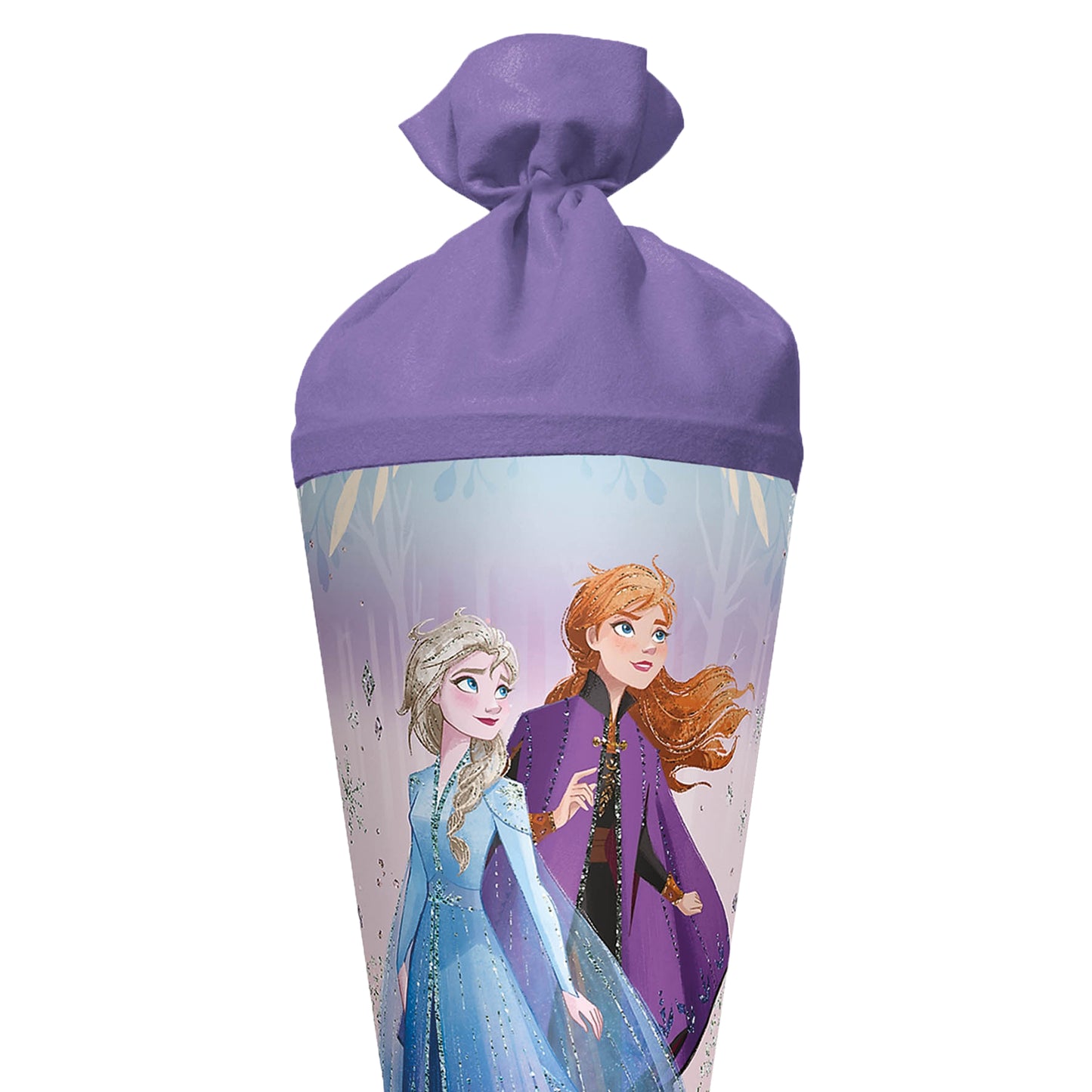 Roth school cone with Disney Frozen motif, round, reinforced tip with felt closure, 70 cm