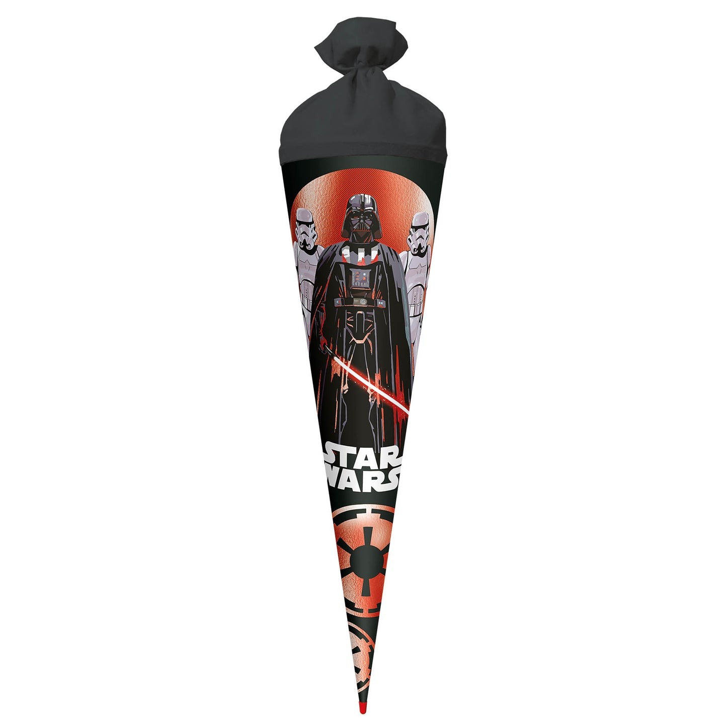 Roth school cone with Disney Star Wars motif, round, reinforced tip with felt closure, 70 cm