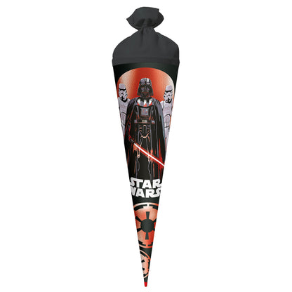 Roth school cone with Disney Star Wars motif, round, reinforced tip with felt closure, 70 cm