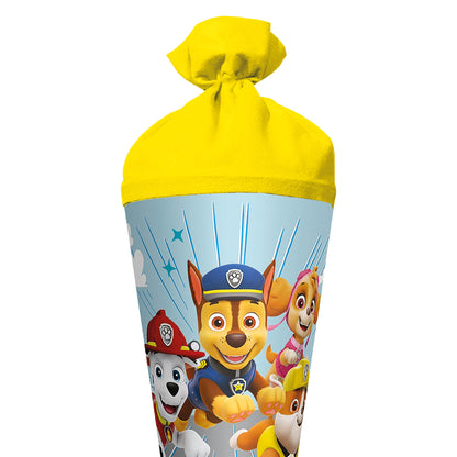 Roth school cone with Paw Patrol motif, round, reinforced tip with felt closure, 70 cm