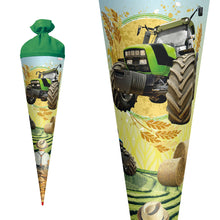 ROTH Schultüte Traktor, rund verstärkte Spitze 70 cm