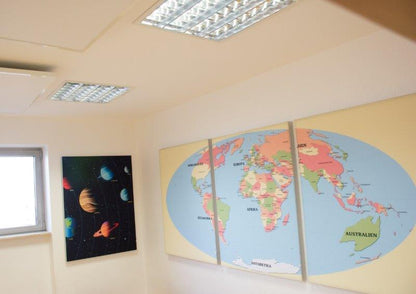 Panneau d'absorption acoustique 70 x 70 x 5 cm avec image