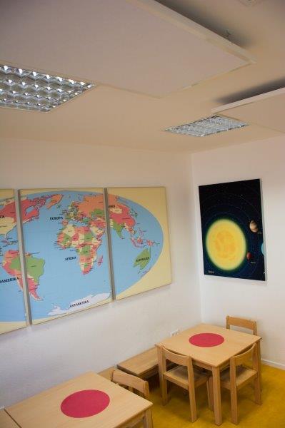 Schallabsorptionswand 100 x 160 x 5 cm mit Bild