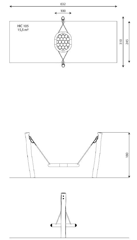 Nestschaukel Robinie