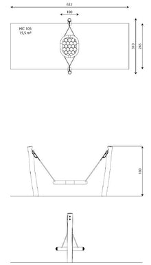 Nestschaukel Robinie