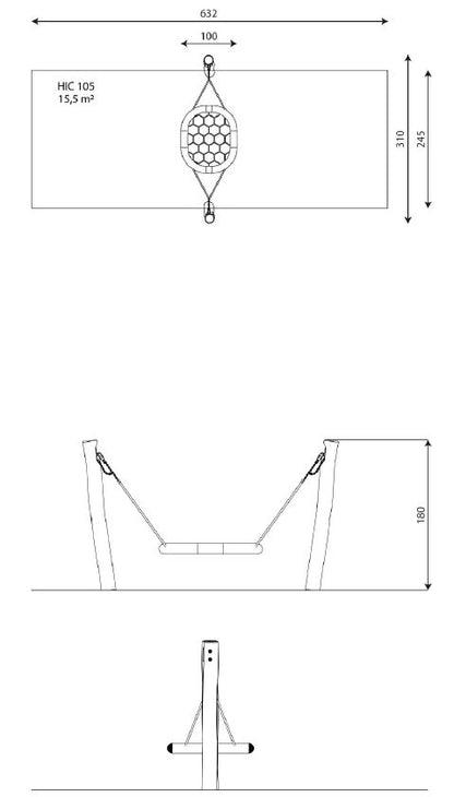 Nestschaukel Robinie