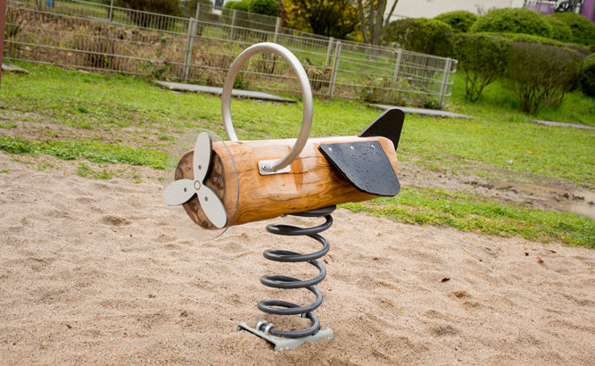 Spring rocker Robinia airplane