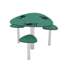 Recycling-Tischgruppe