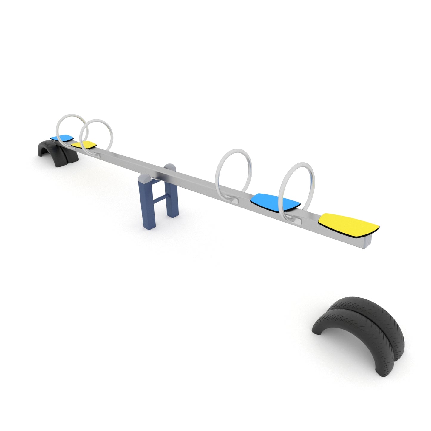 Wippe Edelstahl für 4 Kinder ST0525