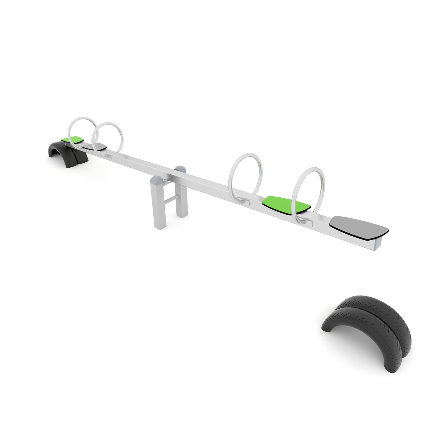 Wippe Edelstahl für 4 Kinder ST0525