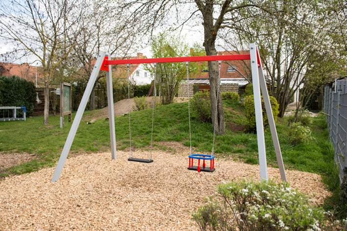 Stahlschaukel für 2 Kinder