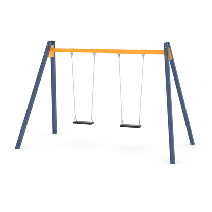 Stahlschaukel für 2 Kinder