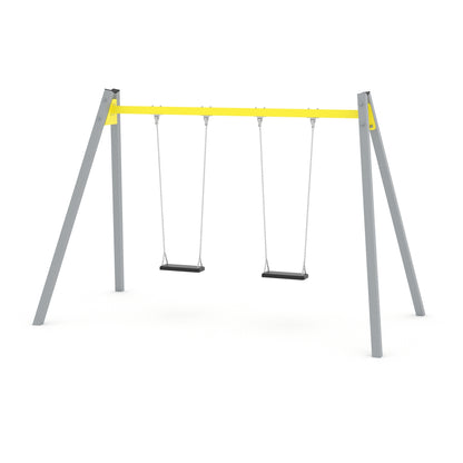 Stahlschaukel für 2 Kinder