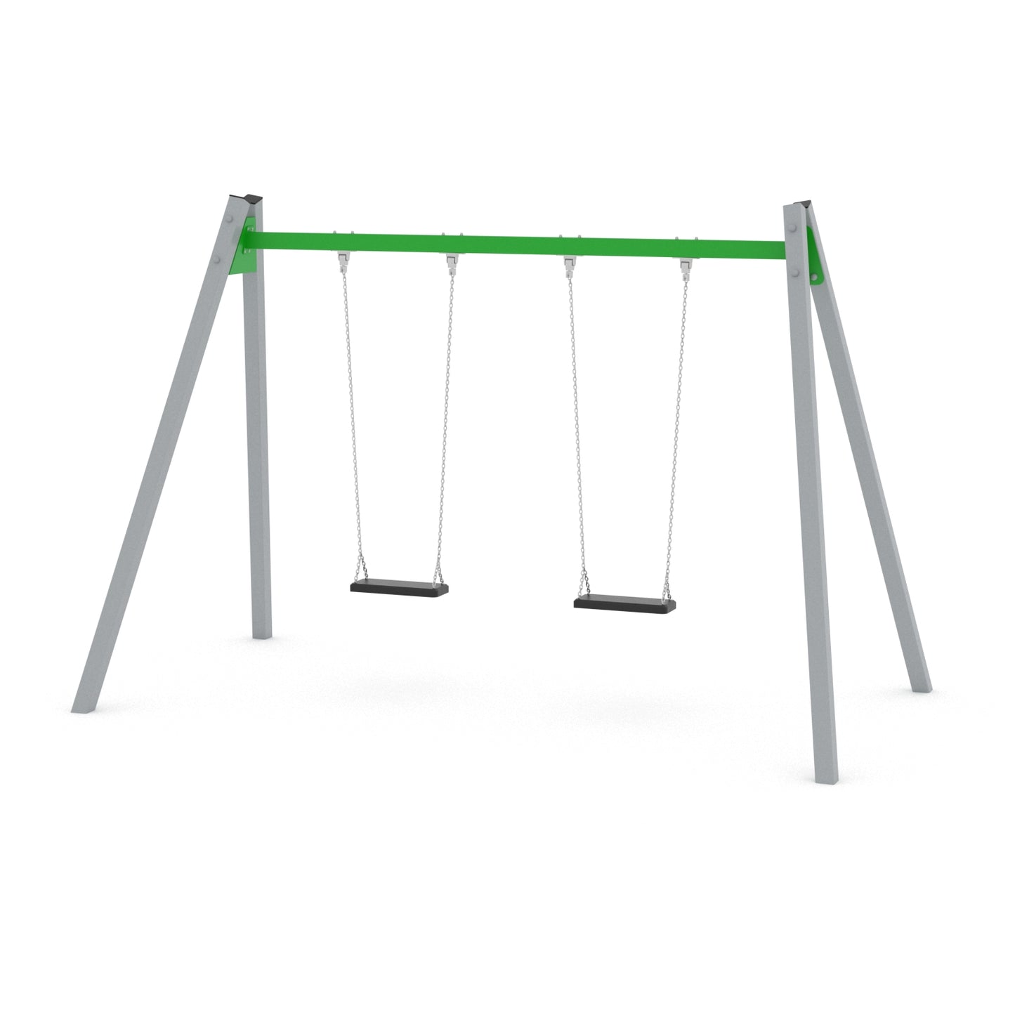 Stahlschaukel für 2 Kinder