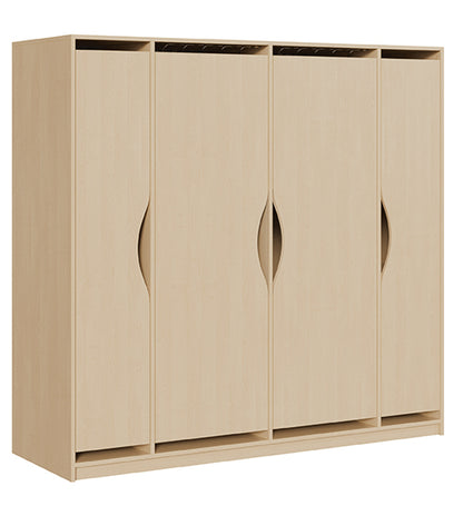 Liegepolsterschrank für 12 Liegepolster (140er) mit Türen