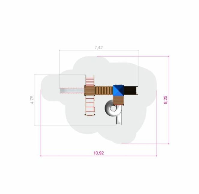 Twister, Spiel- und Kletterturm