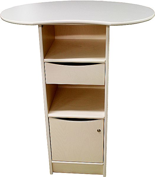 Stehpult/Einschreibepult mit Schublade