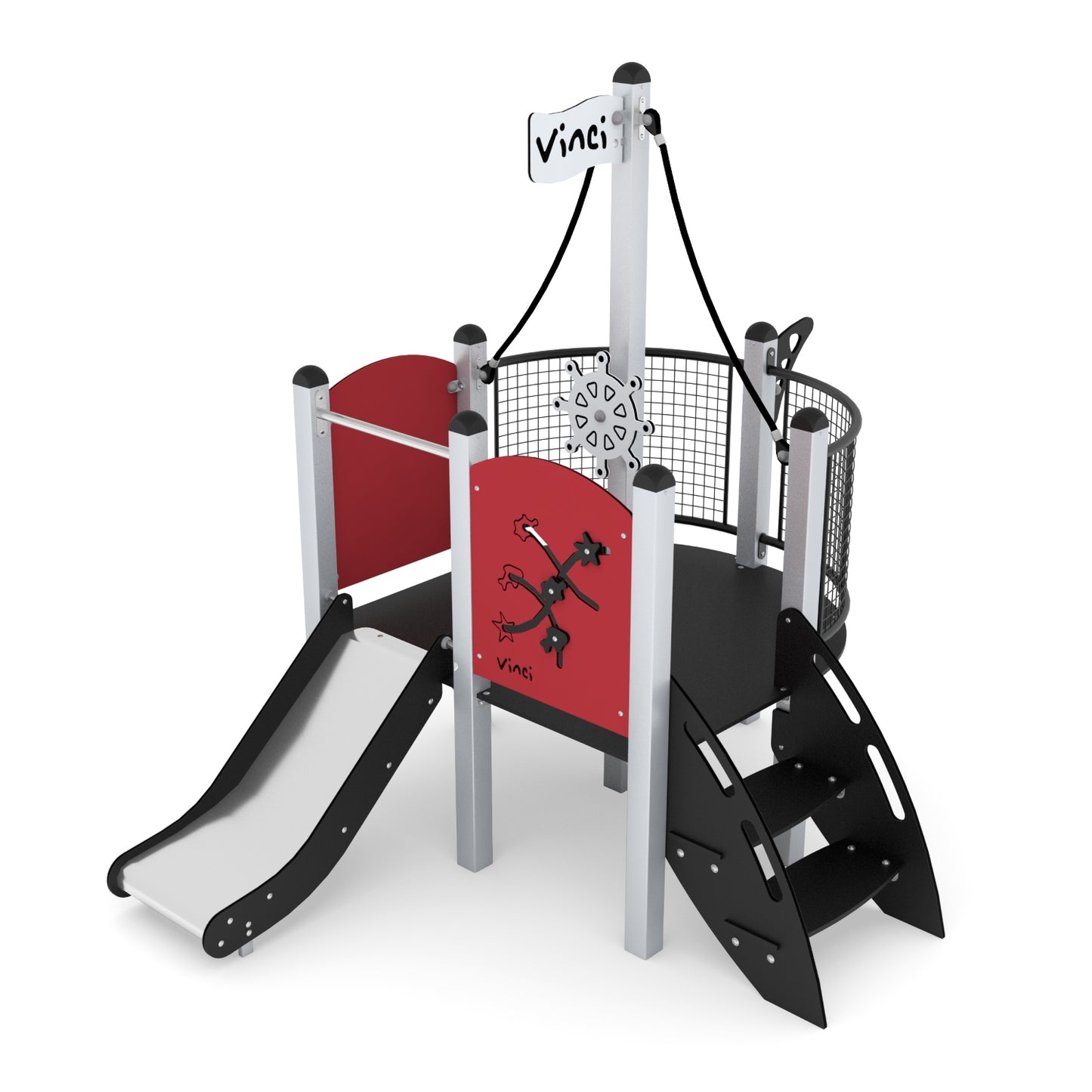 Minisweet - Spiel- und Rutschenturm für Kinder von 1 - 8 Jahren