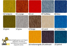 High-backed armchair, various colors